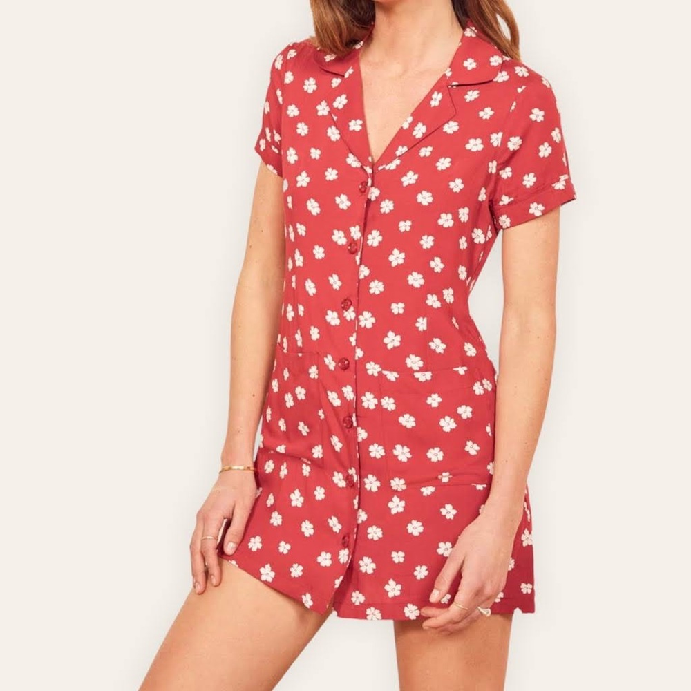 Reformation Plymouth Dress in Delia